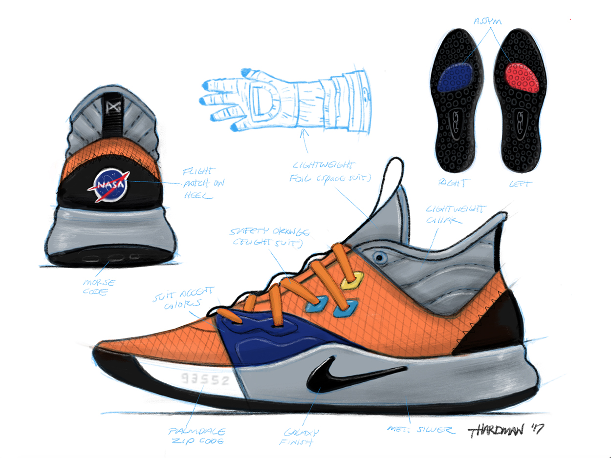 NIKE PG 3 NASA